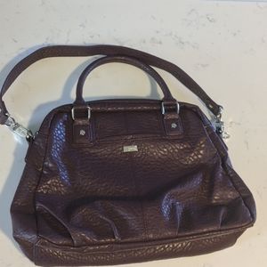 Jewells leather bag  with hand and shoulder strap